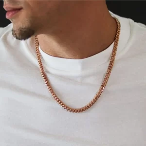 Miami Cuban Link Chain in Yellow Gold plated - 8mm