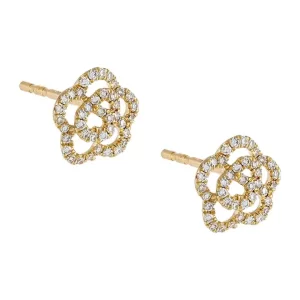 10k Lady Earrings With CZ