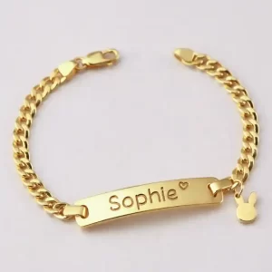 10k Baby Bracelets Engraved