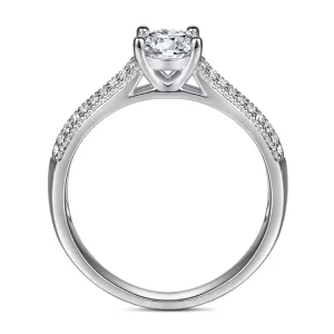 10k 0.78CT White Gold Ring