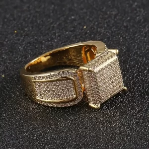 10k gold with real 1 k diamond ladies ring