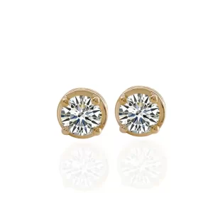 10k Gold 0.75ct Diamond Men’s Earrings