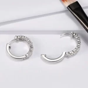 925 Lady Earrings Silver With CZ