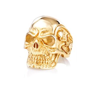 10k Gold Skull Rings For Men And Women