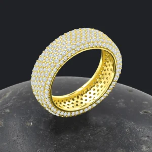 SPARTEN MOISSANITE SILVER RING