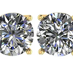 BEAM Gold CZ Earring