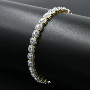 SEER 925 SILVER MOISSANTE 6MM BRACELET